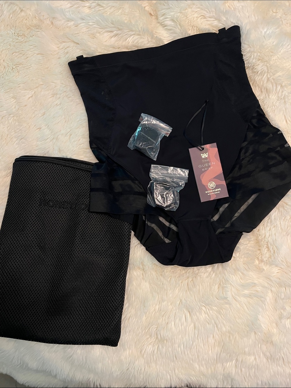 HoneyLove High-Waist Shaping Brief - Black size 1x